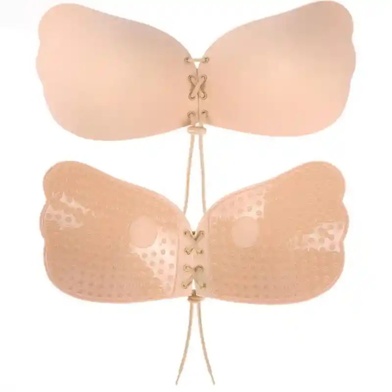 Brasier Adhesivo, Copa D Sin Tirantes, Sin Espalda, Invisible, Con Realce Y Reutilizable, Para Mujer