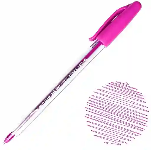 Lapicero Fucsia, Kilometrico 1.0mm - Paper Mate
