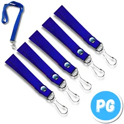 Paquete Cordon Para Carnet Azul X25 Del Mismo Color