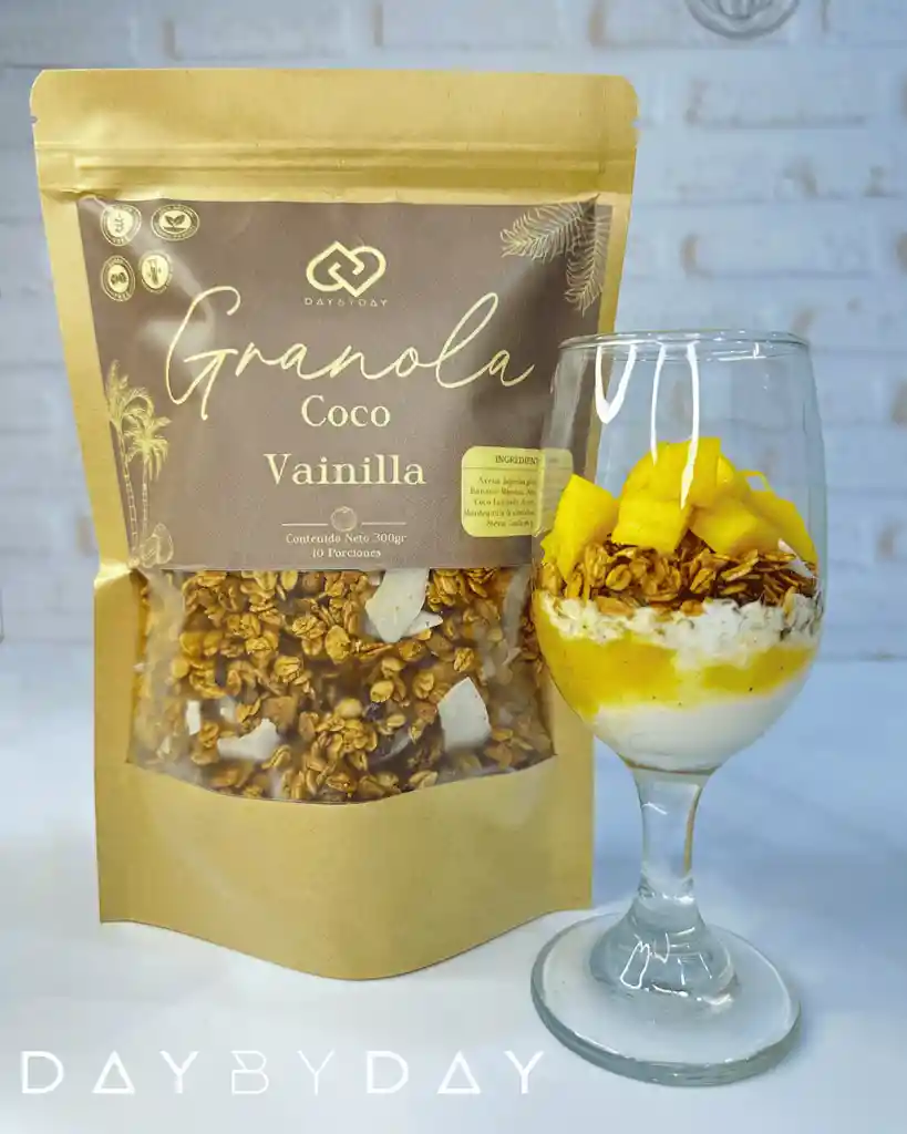 Granola De Vainilla Coco + Mermelada De Frutos Amarillos