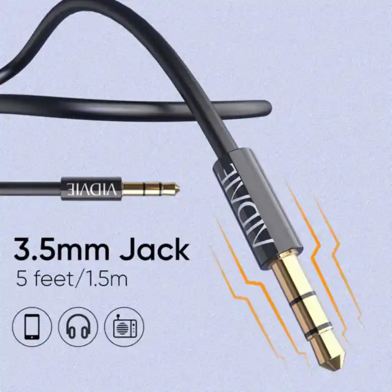 Cable Auxiliar 3.5mm Vidvie Al1105