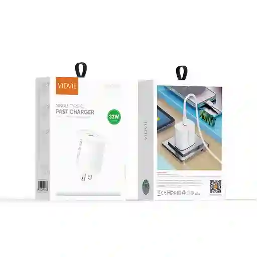 Cargador De Pared Tipo C 33w Vidvie Plm371