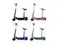 Patineta Scooter Eléctrica Monopatín Teksilver Silla Niños