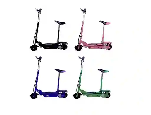 Patineta Scooter Eléctrica Monopatín Teksilver Silla Niños