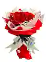Regalo Ramo De Rosas Eternas Rojas - Amigo Secreto - Amor Y Amistad - Rosas Rojas - Dia De Amor Y Amistad
