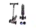 Patineta Monopatin Scooter Niños Gusanito Ruedas Con Luces Ledd
