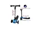 Patineta Monopatin Scooter Niños Gusanito Ruedas Con Luces Ledd