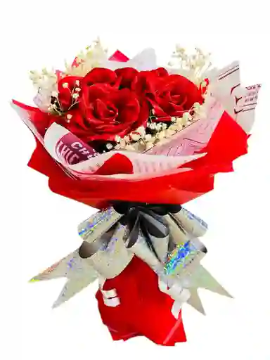 Regalo Ramo De Rosas Eternas Rojas - Amigo Secreto - Amor Y Amistad - Rosas Rojas - Regalo Dia De La Madre