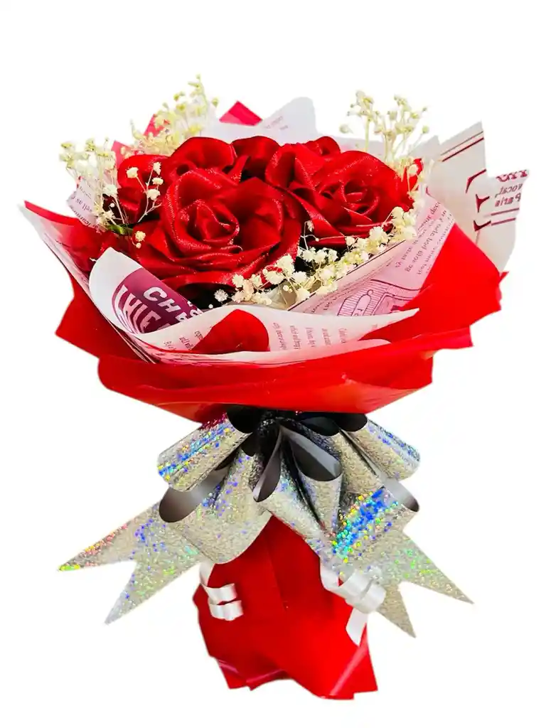 Regalo Ramo De Rosas Eternas Rojas - Amigo Secreto - Amor Y Amistad - Rosas Rojas - Regalo Dia De La Madre