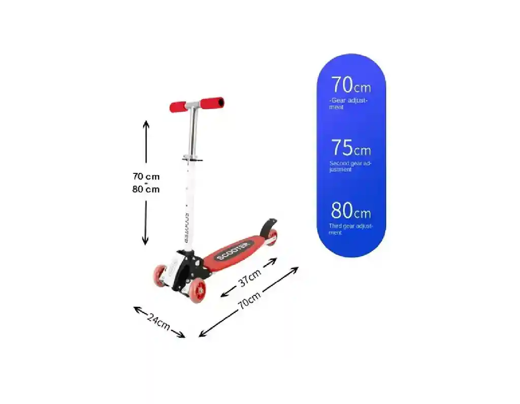 Patineta Scooter Monopatín Para Niños Ruedas Equalizable