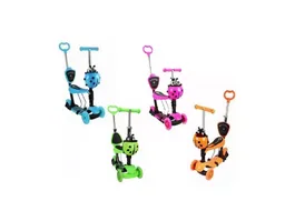 Patineta Scooter Niños Altura Regulable Monopatin Mariquita