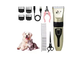 Maquina Rasuradora Cortadora De Pelo Para Mascota Perro Gato Color Dorado