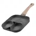 Sarten Antiadherente 4 Puestos Para Huevos Arepas Pancakes