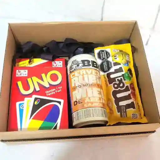 Juego Uno And Beer Box
