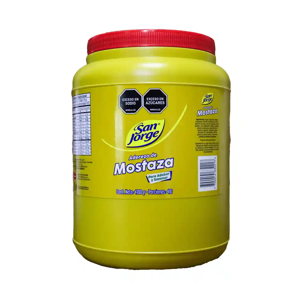 Aderezo De Mostaza San Jorge Galón 4100grs
