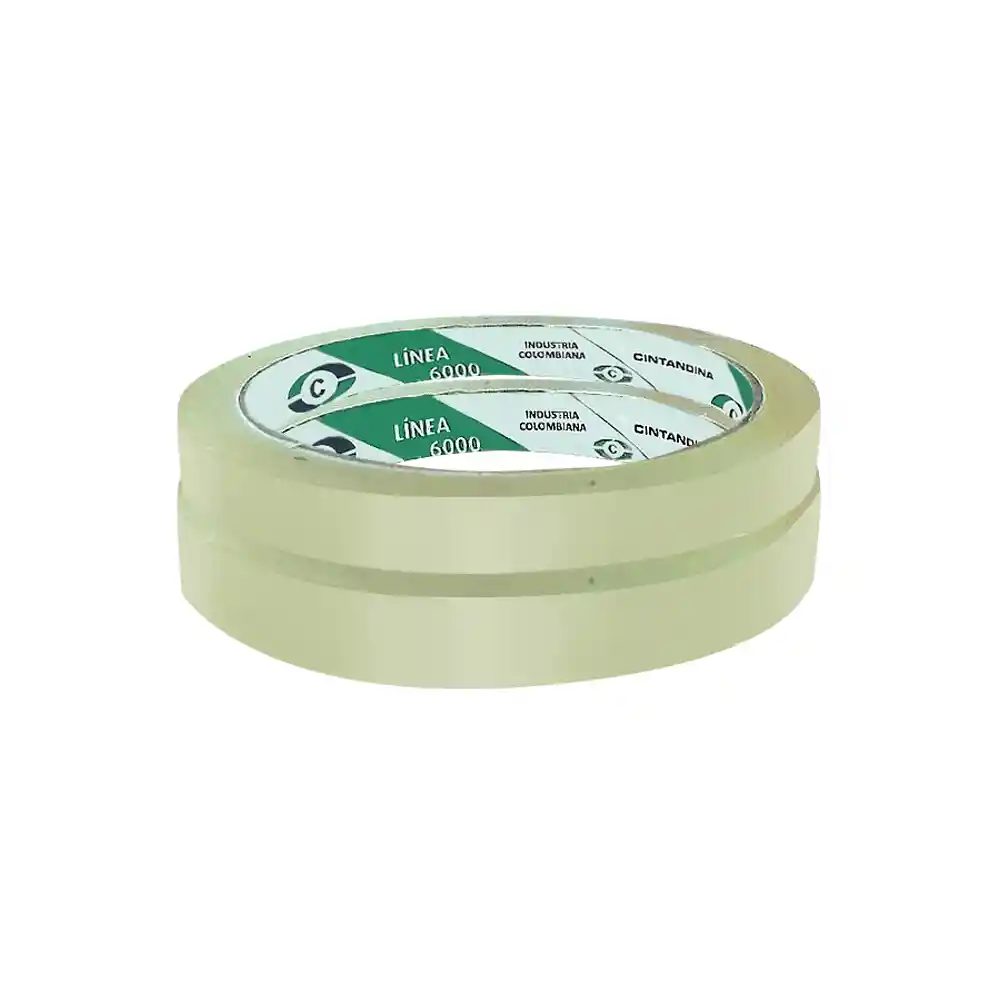 Cinta Andina Transparente Ancha 12mm X 40 Mts