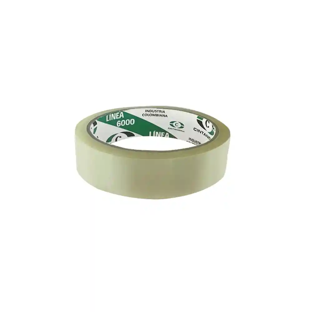 Cinta Andina Transparente Ancha 24mm X 40 Mts