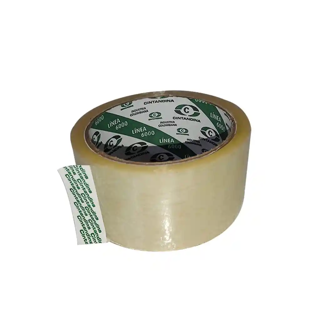 Cinta Andina Transparente Ancha 48mm X 40 Mts