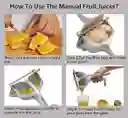 Exprimidor Manual Extractor Naranja Fruta Cítricos Aluminio