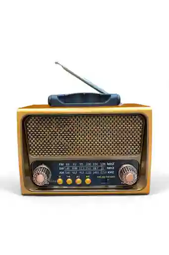 Radio Diseño Antiguo Recargable Am, Fm, Sw Bluetooth, Usb, Sd, Power Bank - Montreal Jx 210