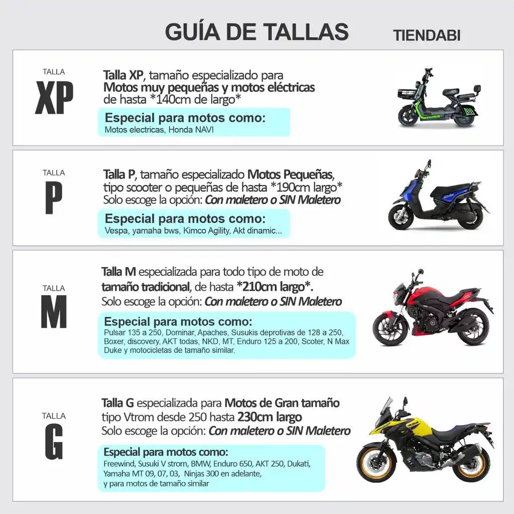 Pijama Moto Grande Sin Maletero Rolinc 100% Impermeable 1 Año Garantía