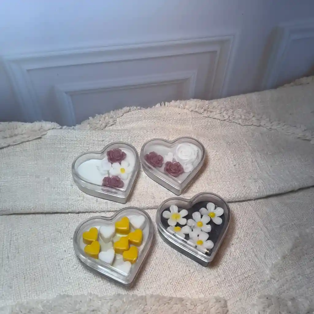 Vela Corazon Cristal