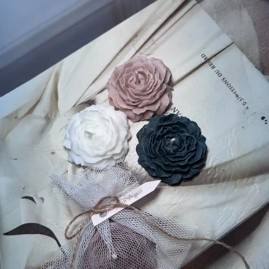Vela Luz De Petalos Pequeña