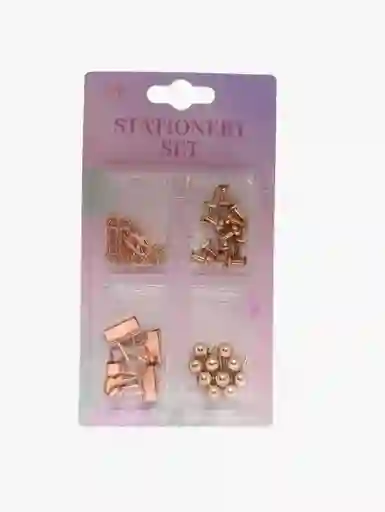 Set De Ganchos Loteros Clips Y Chinches