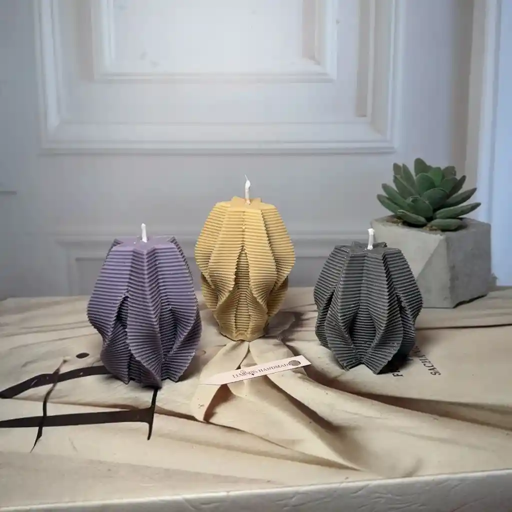 Vela Brillo Geometrico