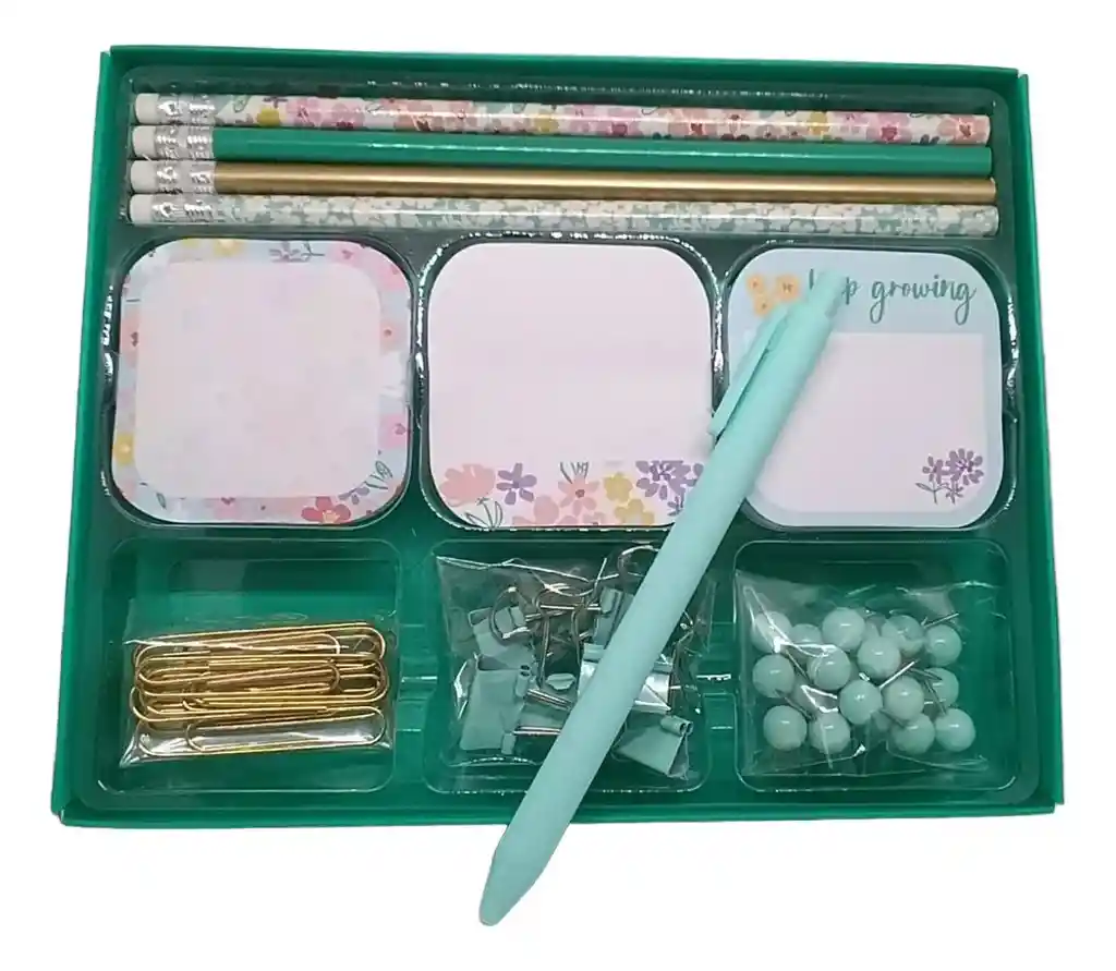 Set Escribe Notas Gancho Lotero Clips Y Chinches