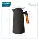 Termo Tetera Conserva Calor Con Indicador Led Temperatura 1 Litro Innovo Negro