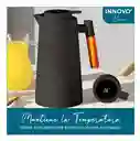 Termo Tetera Conserva Calor Con Indicador Led Temperatura 1 Litro Innovo Negro