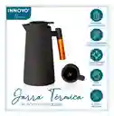 Termo Tetera Conserva Calor Con Indicador Led Temperatura 1 Litro Innovo Negro