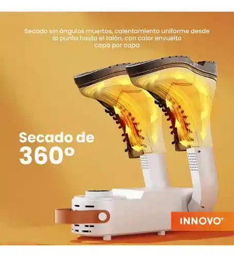 Secador De Zapatos Calzado 360 Elimina Olores Bacterias Luz Uv Innovo