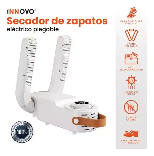 Secador De Zapatos Calzado 360 Elimina Olores Bacterias Luz Uv Innovo