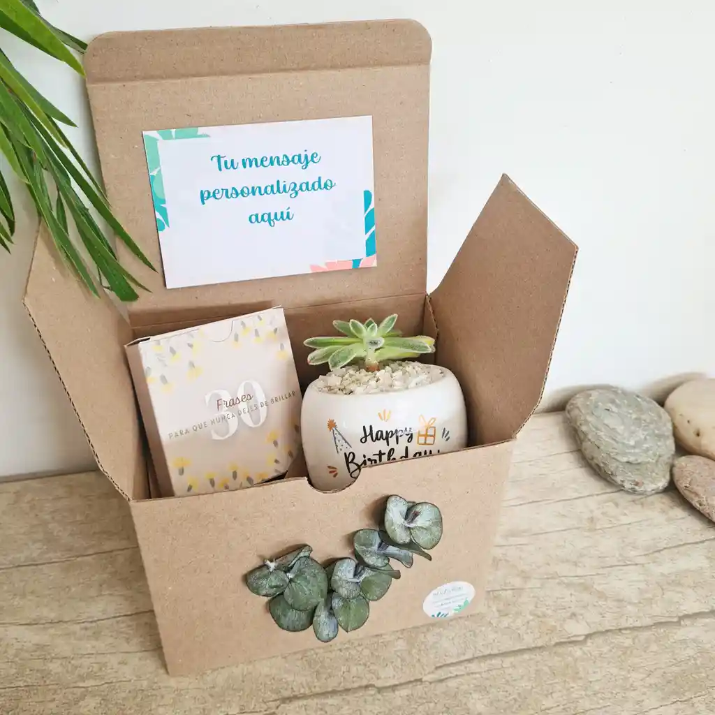 Regalo Feliz Cumpleaños🥳+ Caja 30 Frases Motivacionales.
