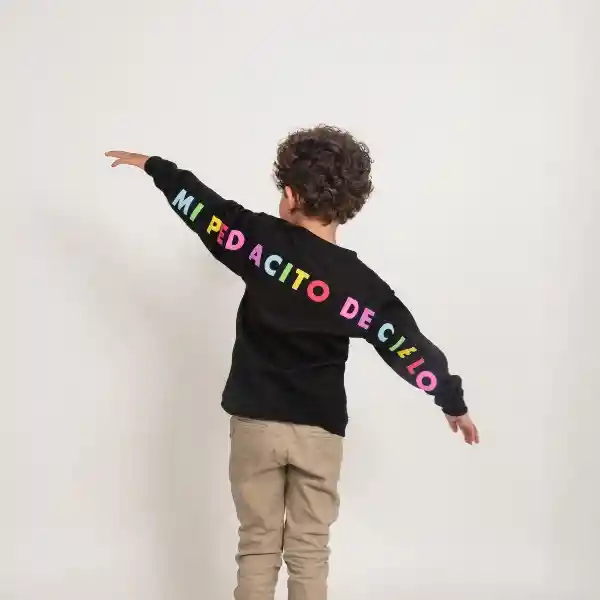 8 - 10 / Buzo Pedacito De Cielo - Kids - Negro