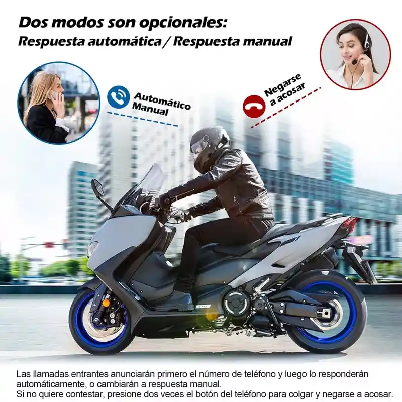 Intercomunicador Moto Casco Bt-31 Bluetooth Manos Libres