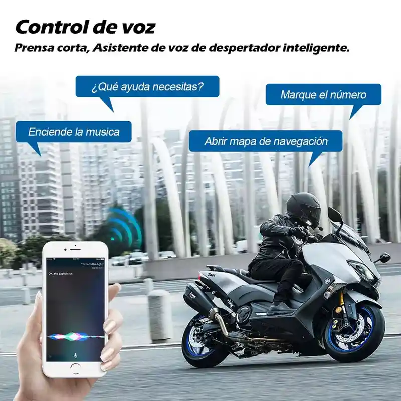 Intercomunicador Moto Casco Bt-31 Bluetooth Manos Libres