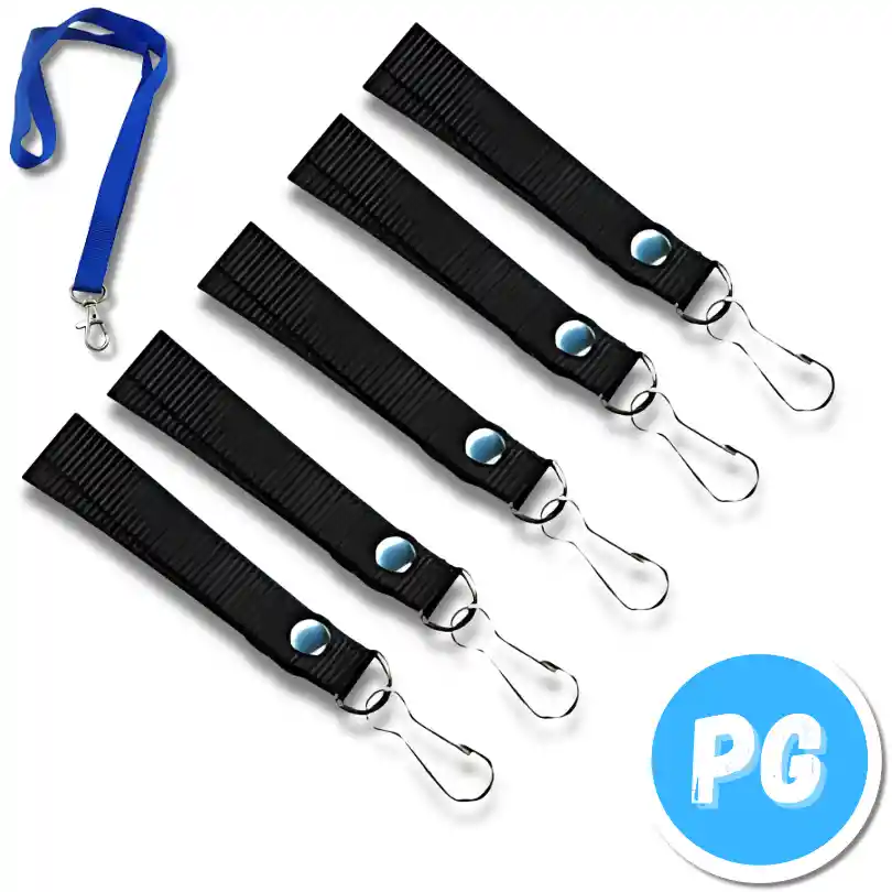 Cordon Para Carnet Unidad Negro