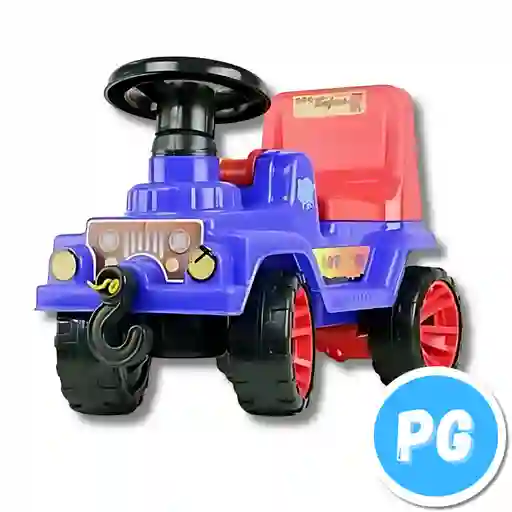 Carro Montable Plastico Jeep Color Niño De 3 A 6 Años