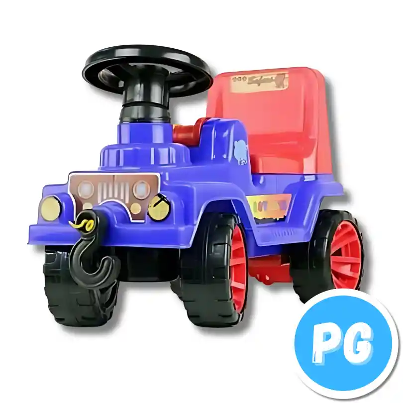 Carro Montable Plastico Jeep Color Niño De 3 A 6 Años