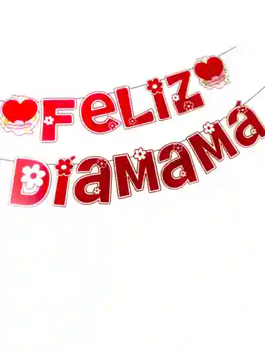 Banderin Guirnalda Feliz Dia Mama Madre Decoracion Fiestas