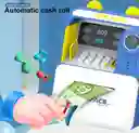 Alcancía Electrónica Roba Billetes Caja Fuerte Con Clave
