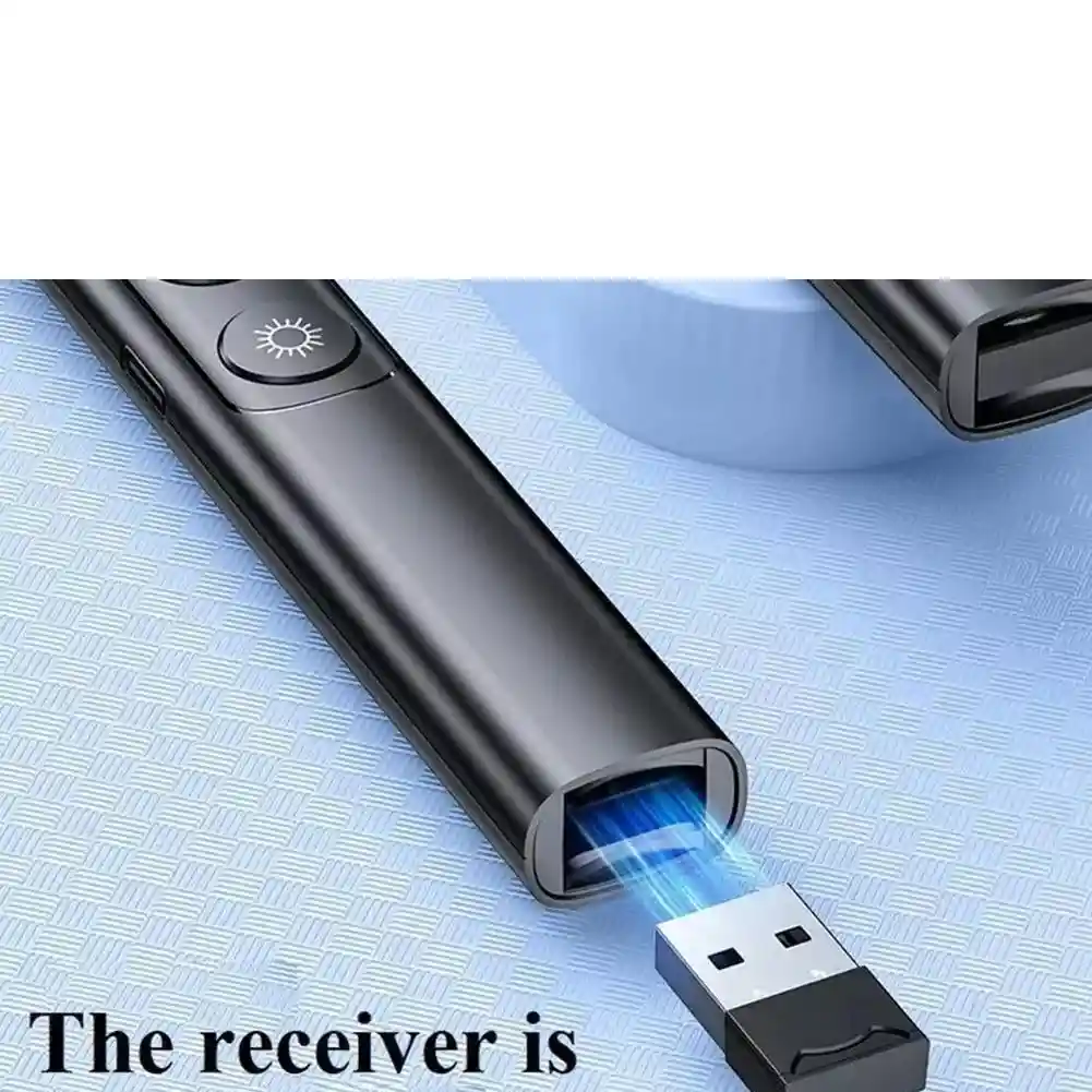 Presentador Diapositivas Recargable Apuntador Inalámbrico Control Usb C