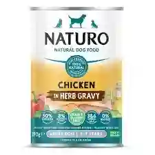 Lata Naturo Perro Pollo 390gr