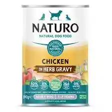 Lata Naturo Perro Pollo 390gr