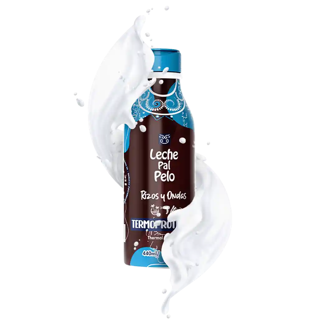 Leche Pal Pelo Termo Rizos Y Ondas 440 Ml