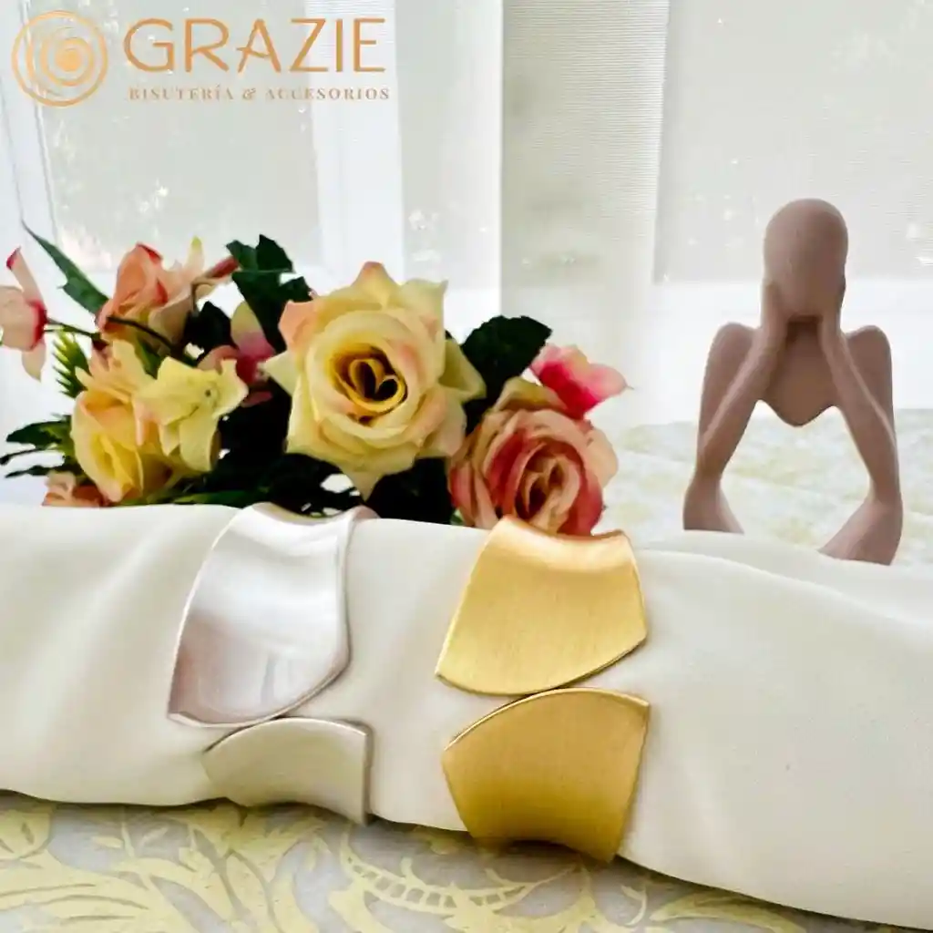 Brazalete Armonia Plateado