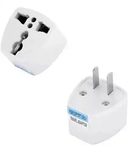 Adaptador De Corriente Europeo / Clavija / Enchufe Americano